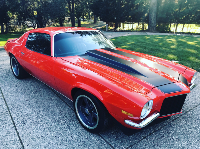 The obnoxious orange Camaro
